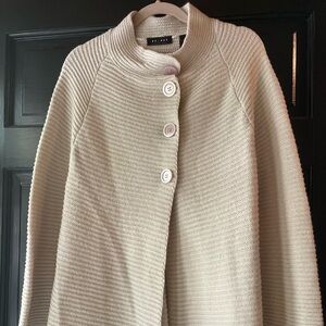 Axcess Cream Button-Up Cardigan NWOT